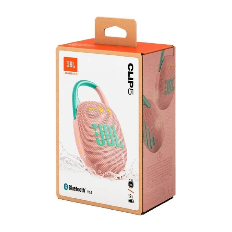Портативная акустика JBL Clip 5 Pink JBLCLIP5PINK-N