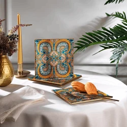 Tort üçün dəst Schafer Print Kare 4 parça 8699131836149