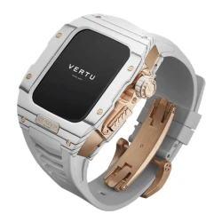Smart saatlar Vertu Watch H1 Stainless Steel WG White Rubber SW-WG-004-01-HW