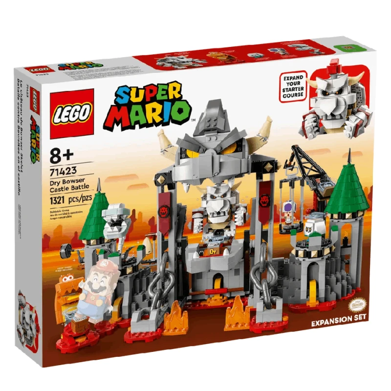 LEGO Super Mario Dry Bowser Castle Battle Expansion Set 71423 / 5702017415758