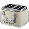 Тостер BergHOFF Retro 4-lü Cream