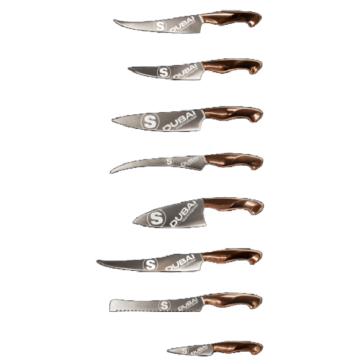 Bıçaq dəsti Samura Dubai 8 parça SDB-0280