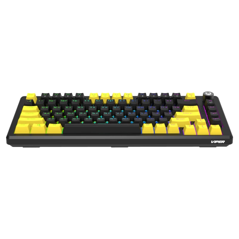 Игровая клавиатура Viper MK88B Black/Yellow