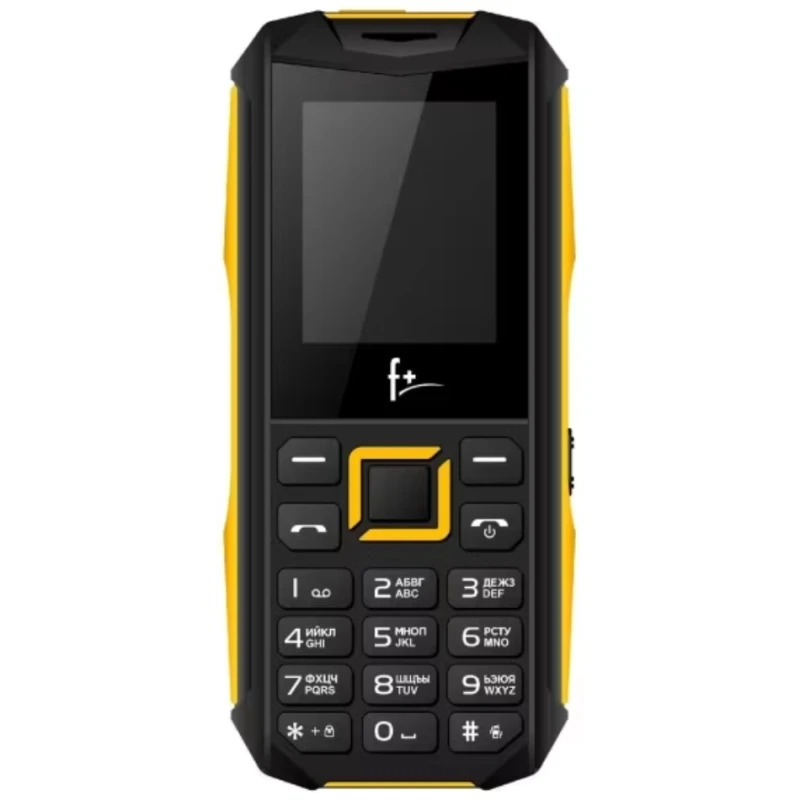 Кнопочный телефон F+ PR170 Black/Yellow