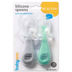 Uşaq üçün silikon qaşıq BabyOno 5901435414262