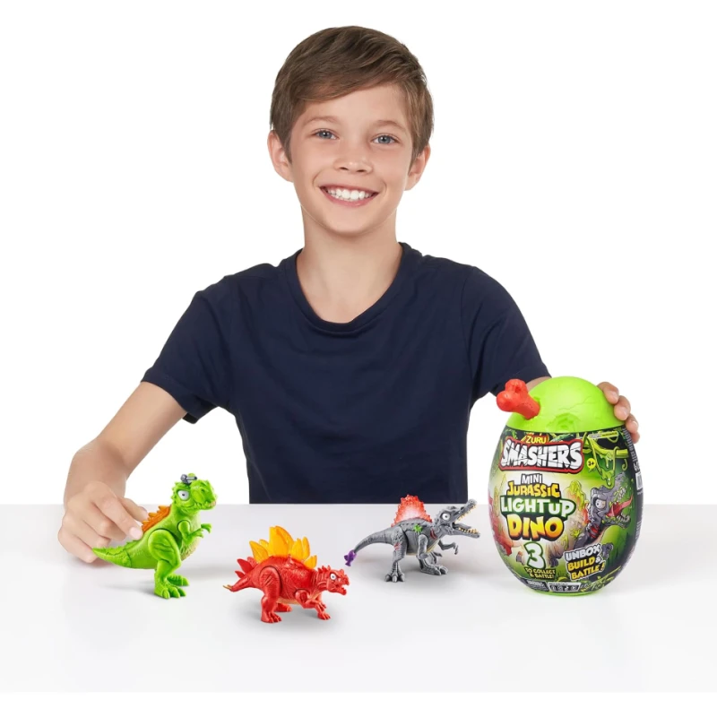 Oyuncaq Zuru S001 Smashers Mini Jurassic Light Up Dino 193052051363