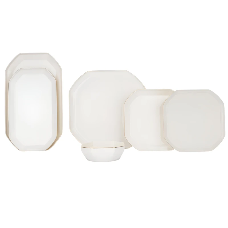 Serviz dəsti Schafer Graceful Bone 56 parça Qızılı 8699131809105