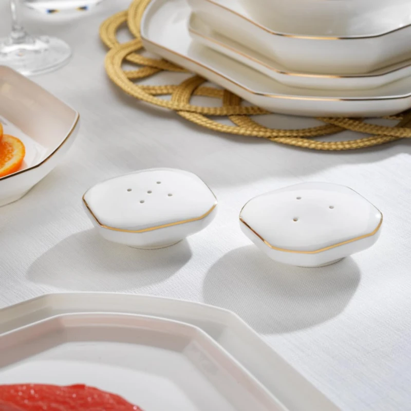 Serviz dəsti Schafer Graceful Bone 56 parça Qızılı 8699131809105