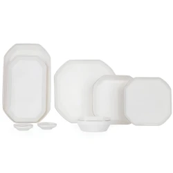 Serviz dəsti Schafer Graceful Bone 56 parça Gümüşü 8699131809112