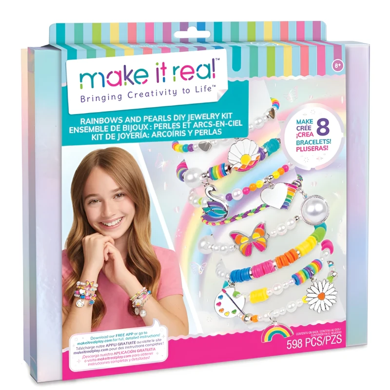 Yaradıcılıq dəsti Make it Real Rainbows and Pearls DIY Jewelry Kit 1729MR / 695929017293