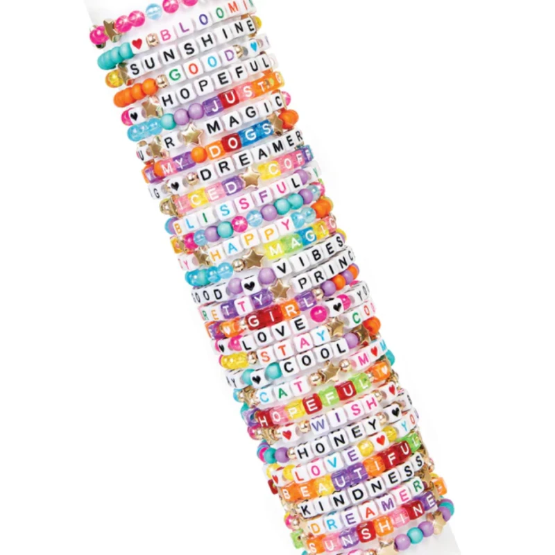 Yaradıcılıq dəsti Make it Real Say Yes! Alphabet Bead Bracelet Kit 1742MR / 695929017422