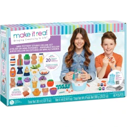 Набор для творчества Make it Real Mini Pottery Wheel Deluxe Set