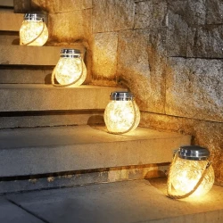 Умные солнечные подвесные светильники Glass Smart Solar SLRT-007