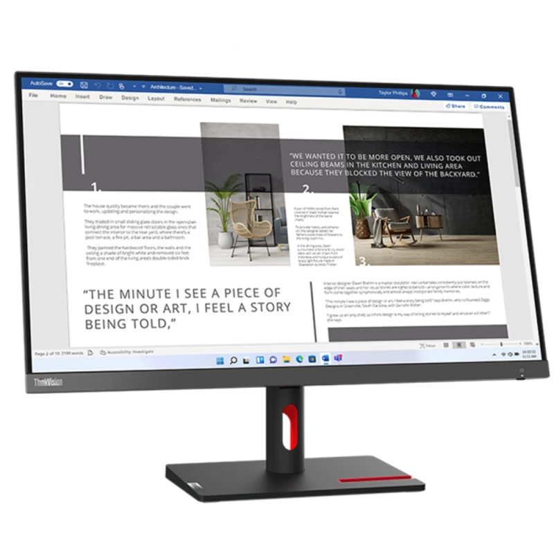 Monitor Lenovo ThinkVision S27I-30 (63DFKAT4EU)