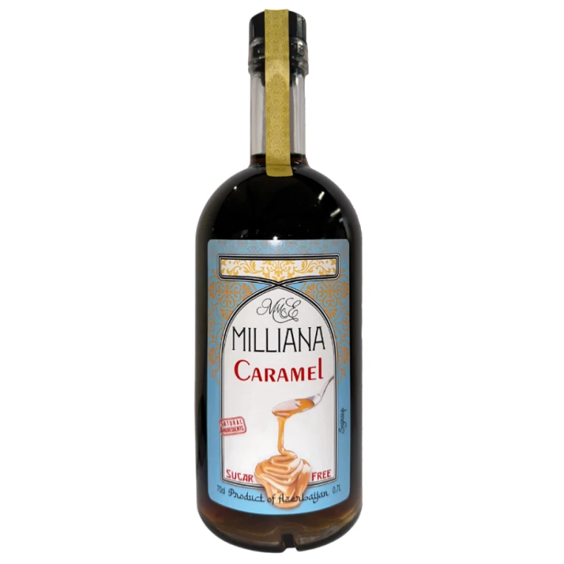 Sirop Milliana şəkərsiz Karamel 700 ml