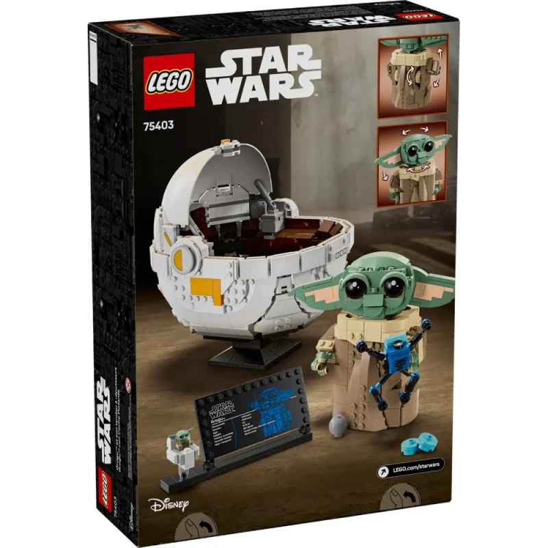 Конструктор LEGO Star Wars Grogu With Hover Pram 75403