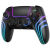 Oyun manipulyatoru Porodo PS4 with Cool Light Patterns Black