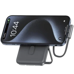 Внешний аккумулятор Powerbank Green Lion Monte Carlo W/MagSafe 10000 mAh Black