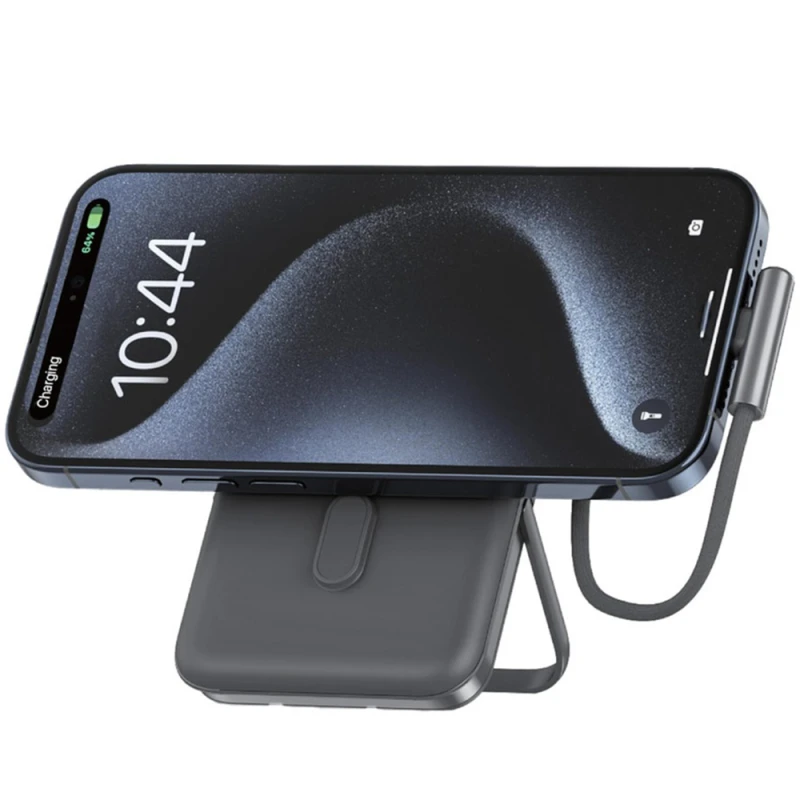 Внешний аккумулятор Powerbank Green Lion Monte Carlo W/MagSafe 10000 mAh Black