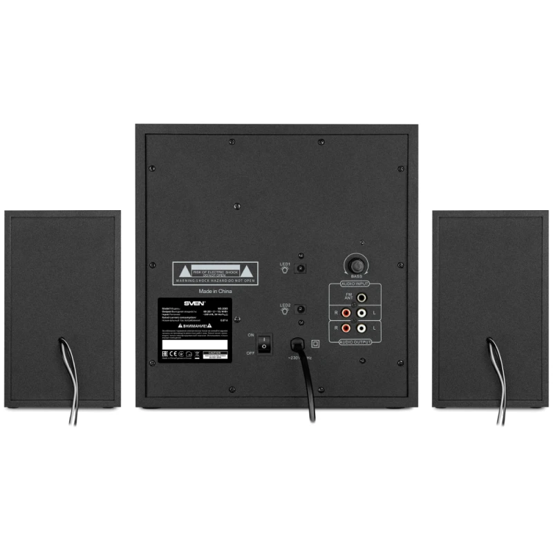 Kompüter akustikası SVEN АС MS-2085 60W BT 2.1 Black