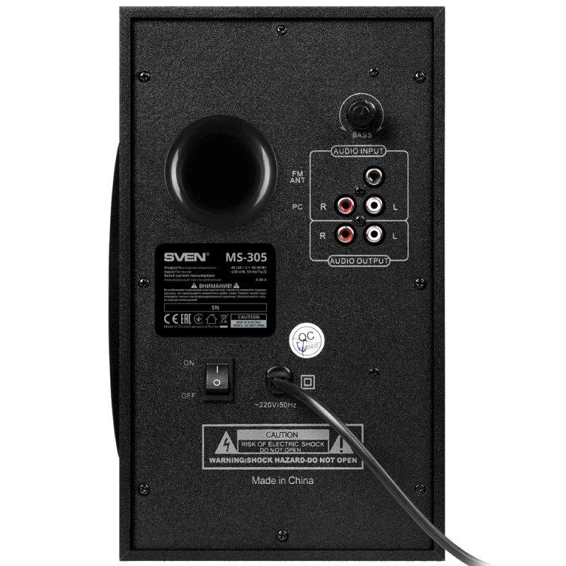 Компьютерная акустика SVEN АС MS-305 40W BT 2.1 Black