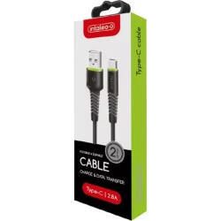 Кабель Intaleo Type-C 2M Черный / CBFLEXT2