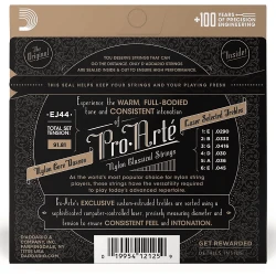 Аксессуары для гитары D-Addario Pro-Arte Nylon EJ44 Extra Hard Tension