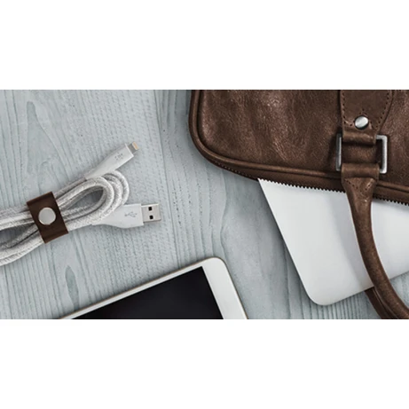Enerji toplama üçün naqillər Belkin Duratek Plus Lightning - Usb-A 1.2M White