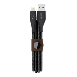 Enerji toplama üçün naqillər Belkin Duratek Plus Lightning Usb-A 1.2M Black
