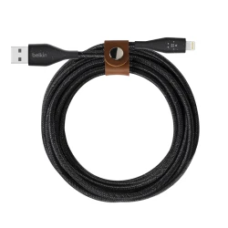 Enerji toplama üçün naqillər Belkin Duratek Plus Lightning Usb-A 1.2M Black