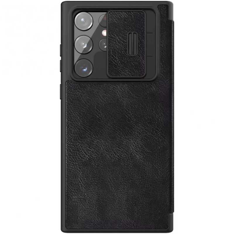 Защитный чехол Nillkin Samsung S22 Qin Pro Leather Black