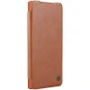 Qoruyucu örtük Nillkin Samsung S22 Ultra Qin Pro Leather Brown 5571