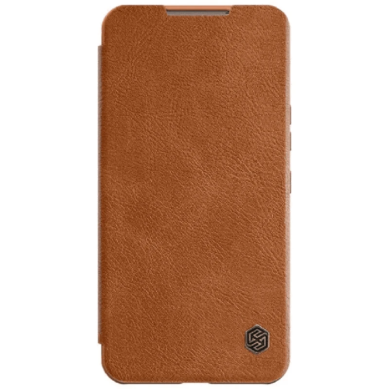 Qoruyucu örtük Nillkin Samsung S22+ Qin Pro Leather Brown 5540