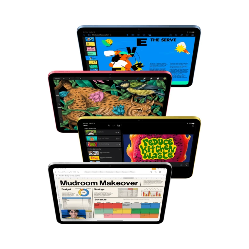 Электронная книга Apple iPad 10.9-inch (10 Gen) Wi-Fi + Cellular 64 GB Silver