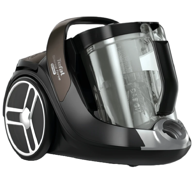 Пылесос TEFAL TW7289 5 звезд Silence Force Cyclonic с контейнером Коричневый