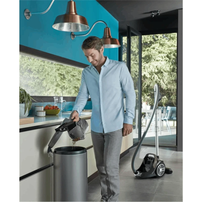 Пылесос TEFAL TW7289 5 звезд Silence Force Cyclonic с контейнером Коричневый