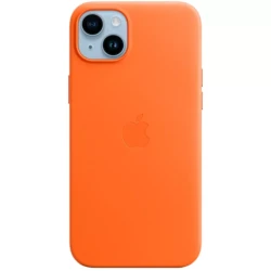 Qoruyucu örtük iPhone 14 Plus Leather With MagSafe-Orange MPPF3ZM/A