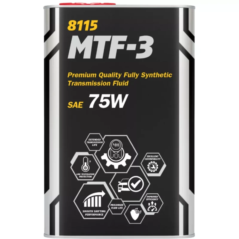 Sürətlər qutusu üçün yağ Mannol 8115 O.E.M MTF-3 1L Metal 1 lt