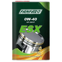 Mühərrik yağı Fanfaro 6711 ESX 0W-40 Full Synthetic-Expert SAE 0W-40 4L Metal