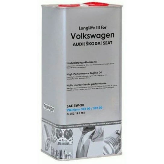 Моторное масло Fanfaro 6719 SN for VW, Audi/Skoda/Seat SW-30 5L Metal