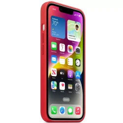 Qoruyucu örtük iPhone 14 Plus Silicone With MagSafe (Product) Red MPT63ZM/A