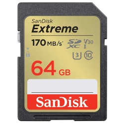 SD kartlar SD SanDisk Extreme 64GB 170MB/s