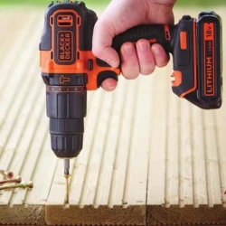 Дрель-шуруповерт Black&Decker BDCHD18KB-QW CASE (2X1.5)