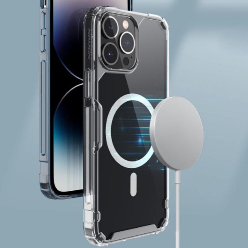 Qoruyucu örtük Nillkin iPhone 14 Pro Max Nature MagSafe Deep Purple 7146