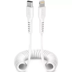Cable SBS Type-C to Lightning MFI Spiral Cable 1M White / TECABLELIGTCSW