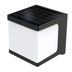 Умные солнечные портативные настенные светильники - cube black Smart Solar SLRT-0123