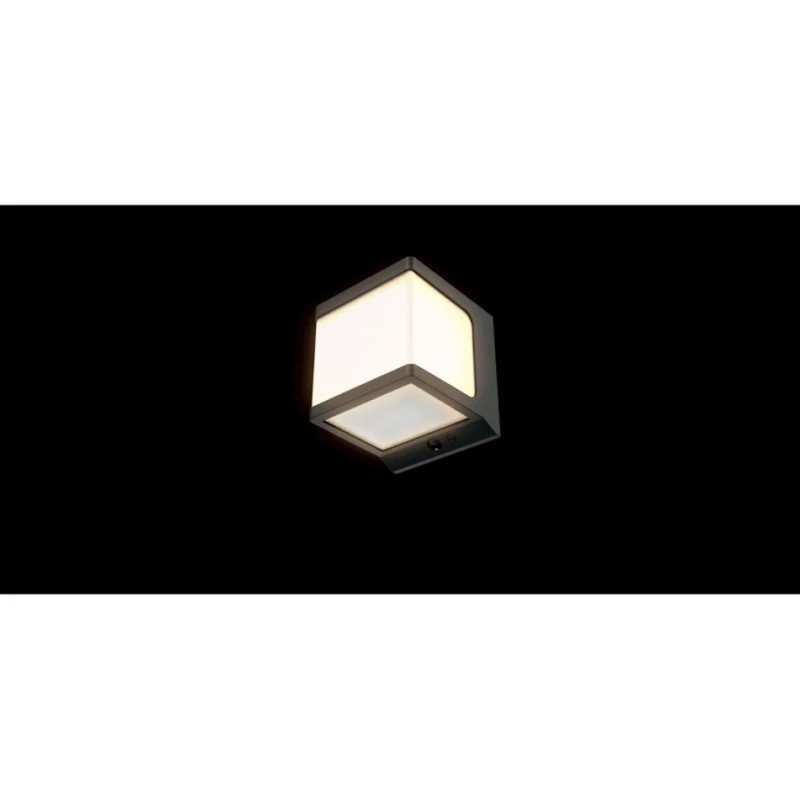 Умные солнечные портативные настенные светильники - cube black Smart Solar SLRT-0123