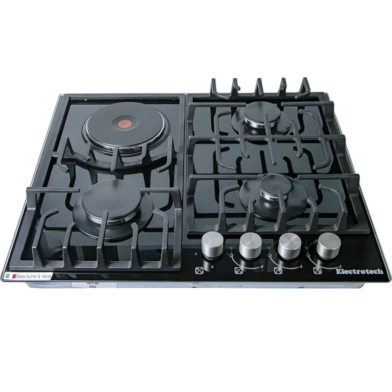 Плита Electrotech Kup 60 3GP Black Glass