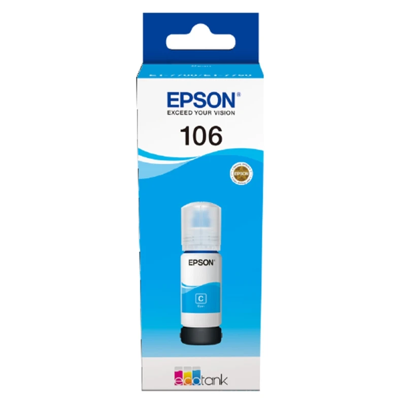 Kartric Epson 106 Ecotank Photo Bk İnk Bottle / Blue (C13T00R140)