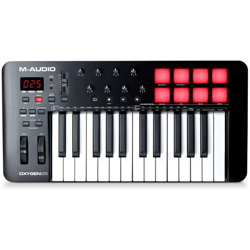 Midi-kontrollerlər M-Audio Oxygen 25 MK5